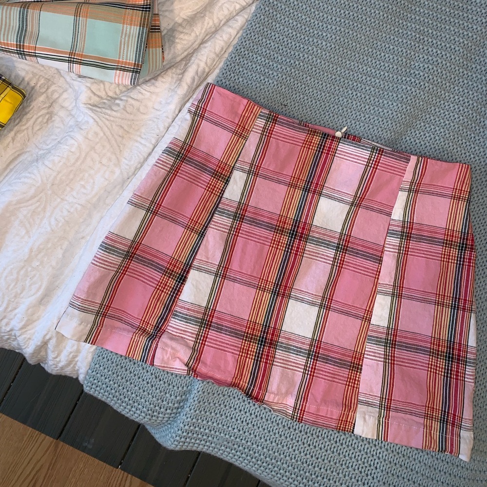 Urban outfitters plaid skirt